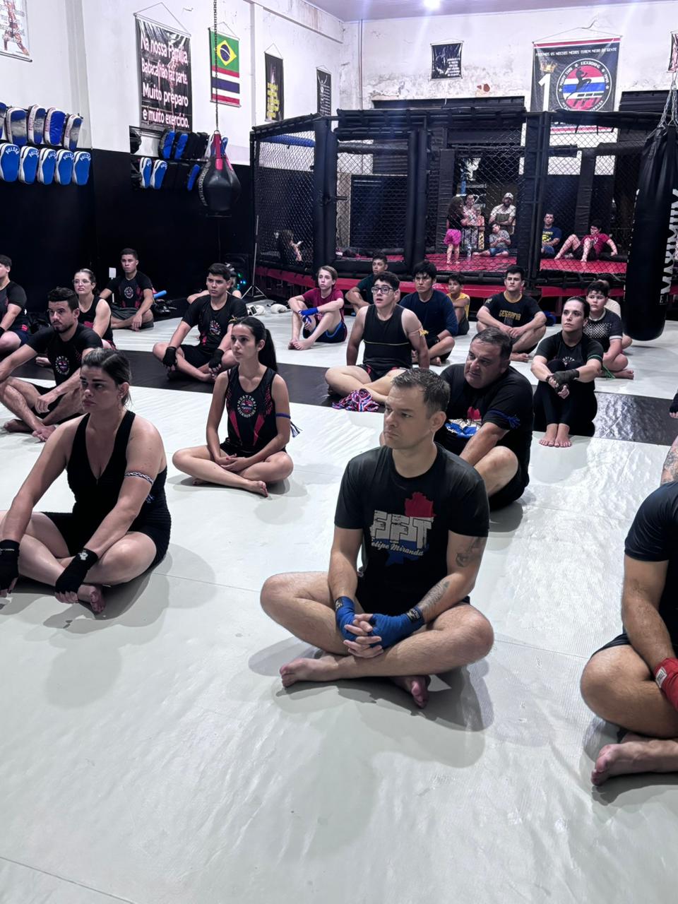 Treino na academia — Equipe FFT